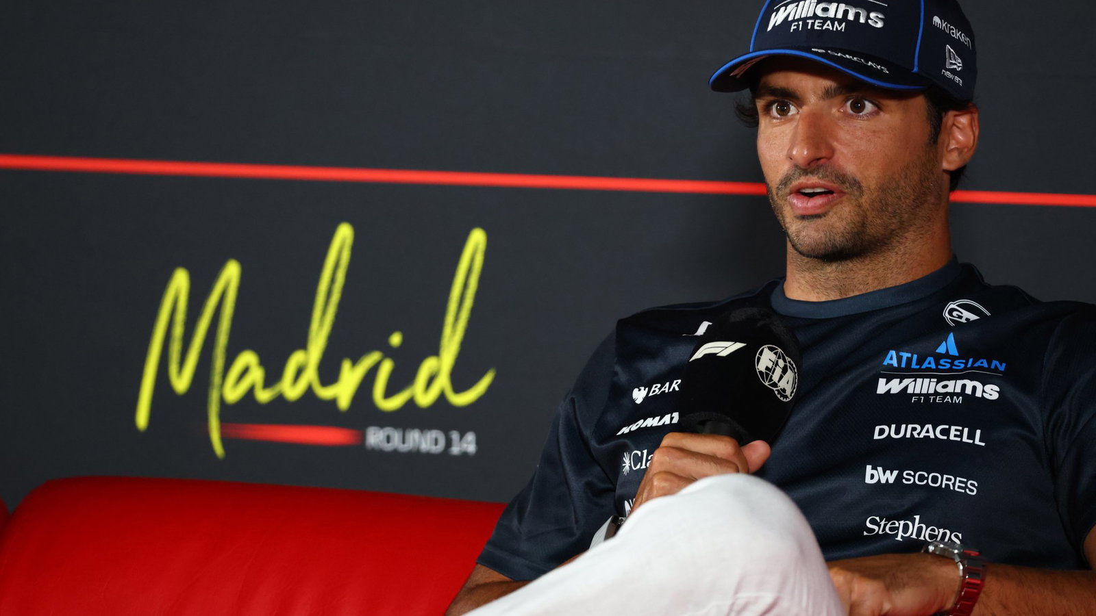 Sainz in Madrid