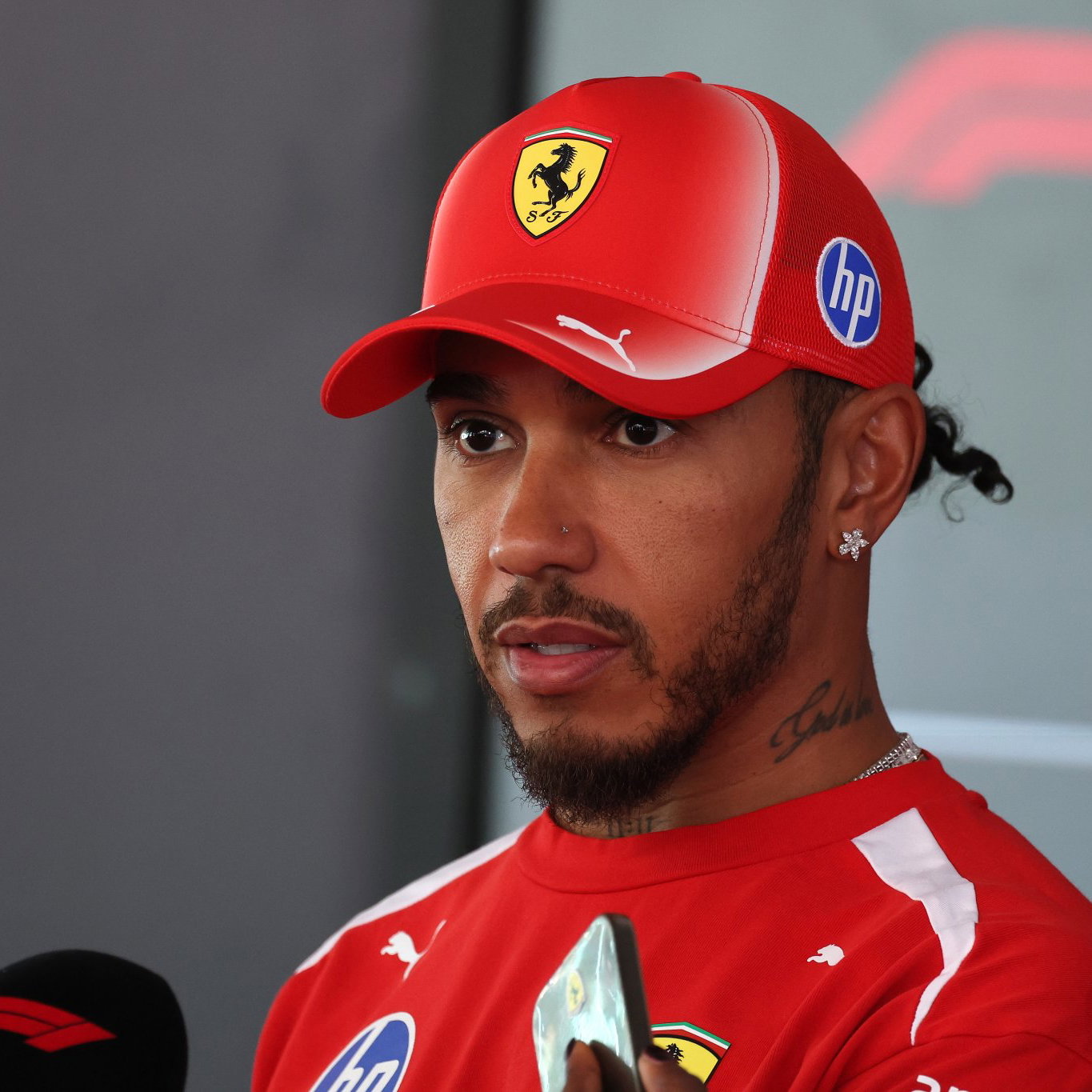 Hamilton was less than pleased with his qualifying result