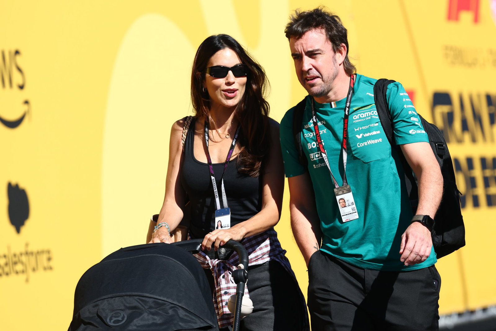 Melissa Jiménez and Fernando Alonso