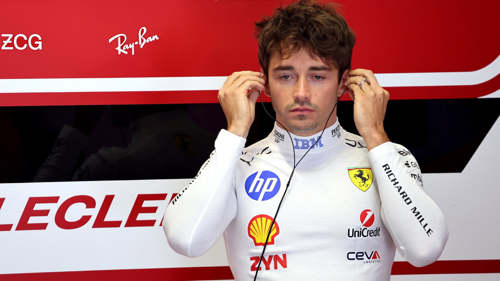 Charles Leclerc is running Ferrari's old engine 