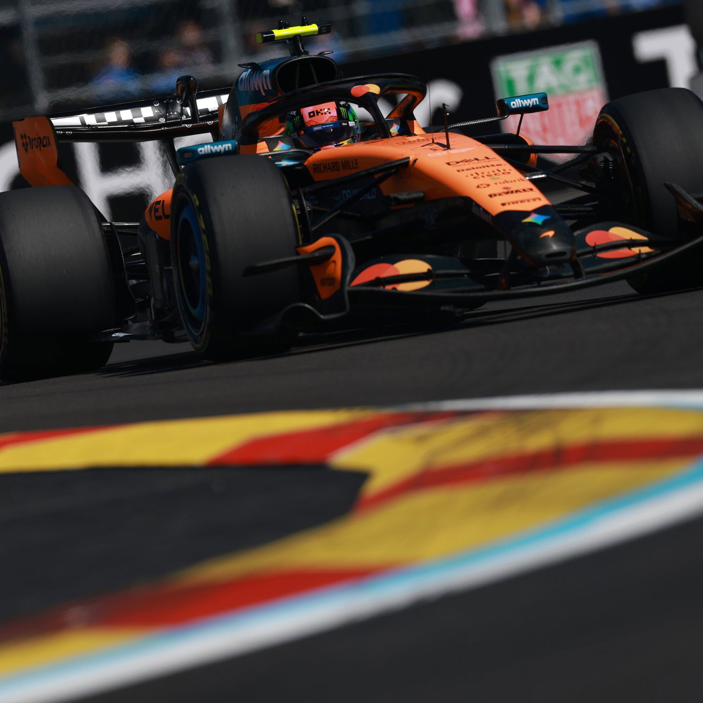Norris starts from pole in Spain