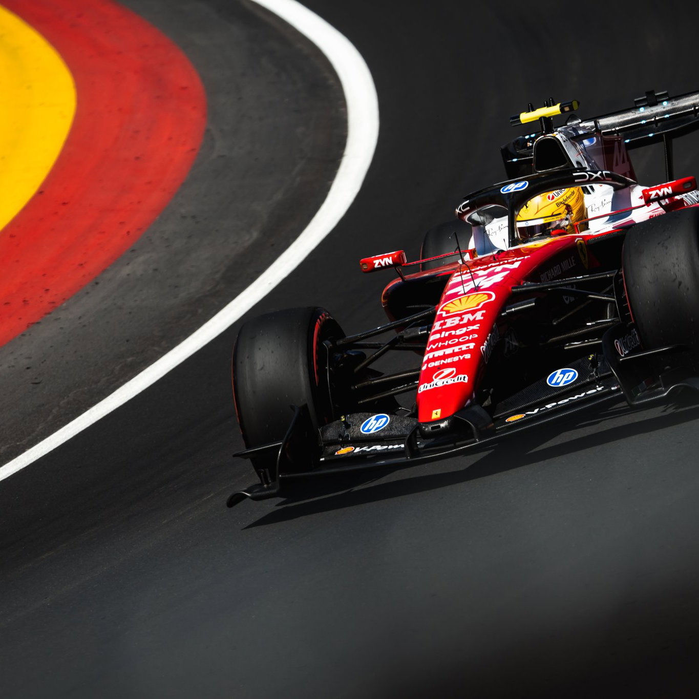 Lewis Hamilton qualified fourth for the Spanish Grand Prix