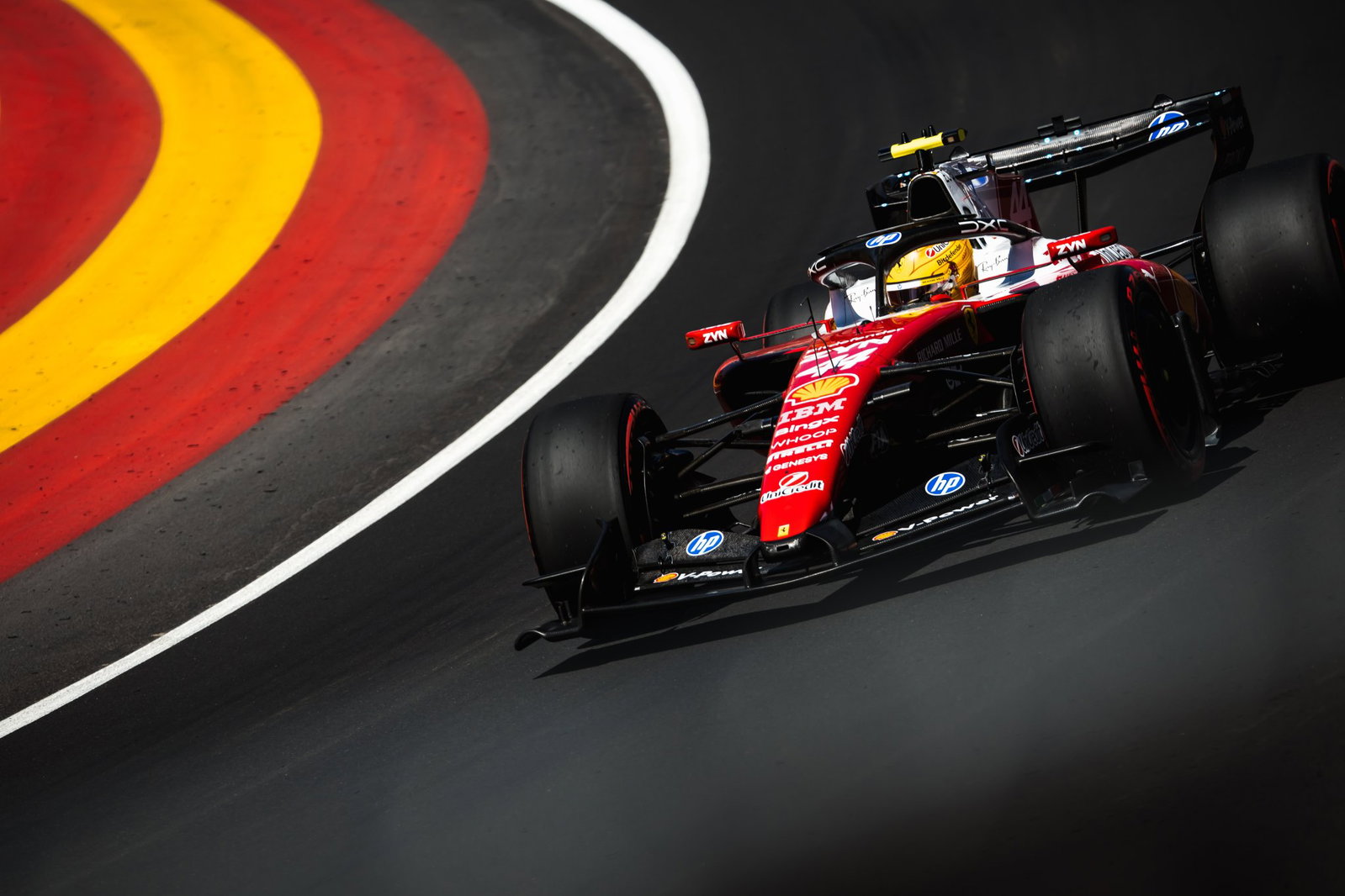 Lewis Hamilton qualified fourth for the Spanish Grand Prix