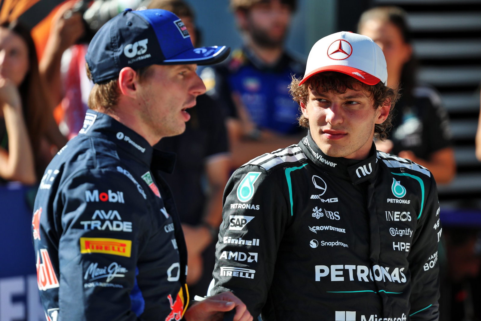 Antonelli and Verstappen are good friends off track