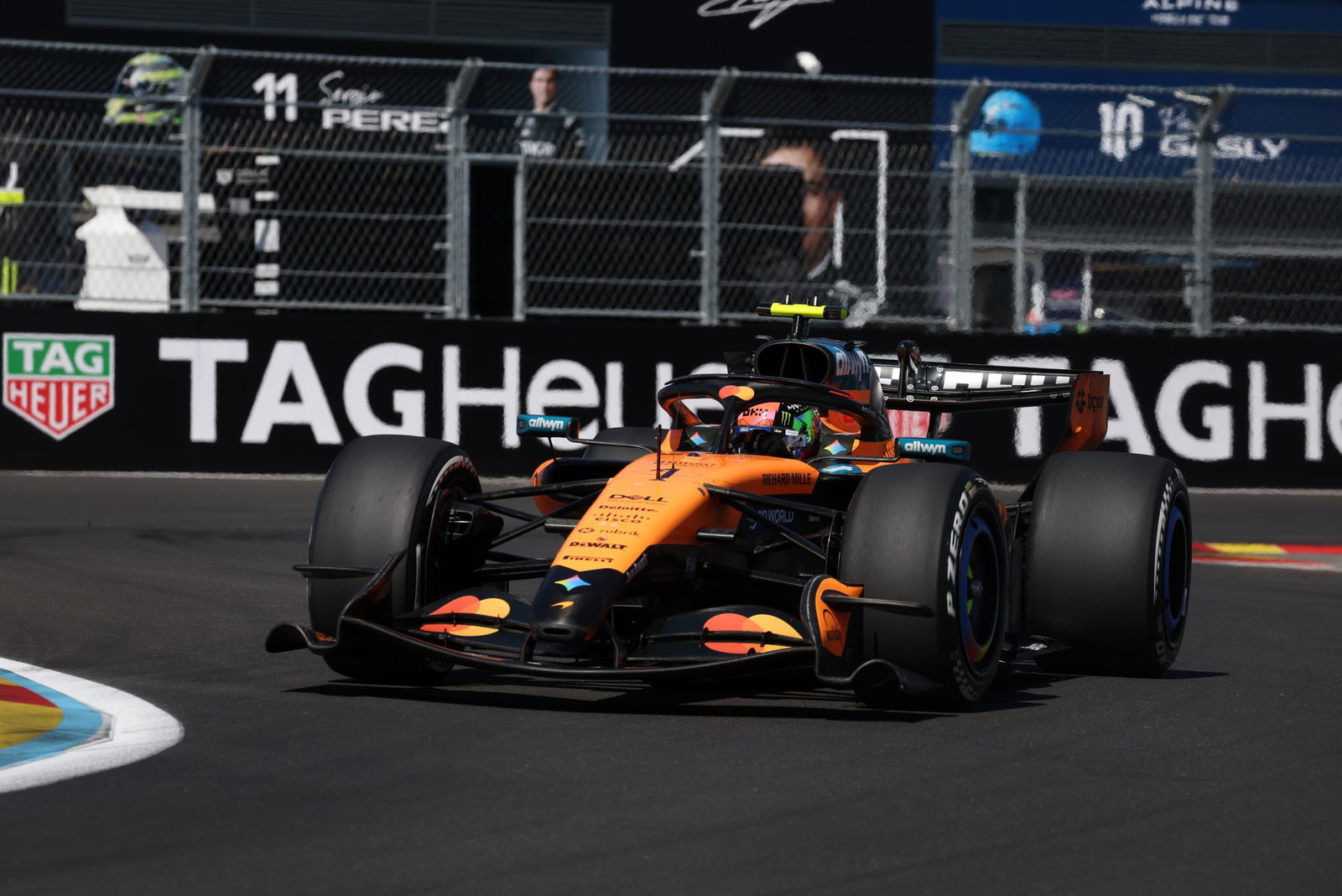 Norris was unfortunate with the timing of the virtual safety car
