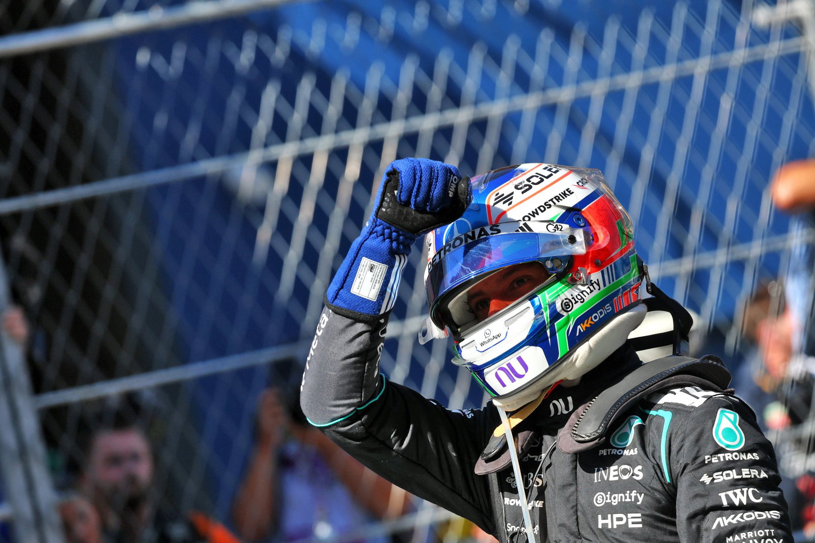 Antonelli scooped up his eighth win of 2026 after Norris' misfortune