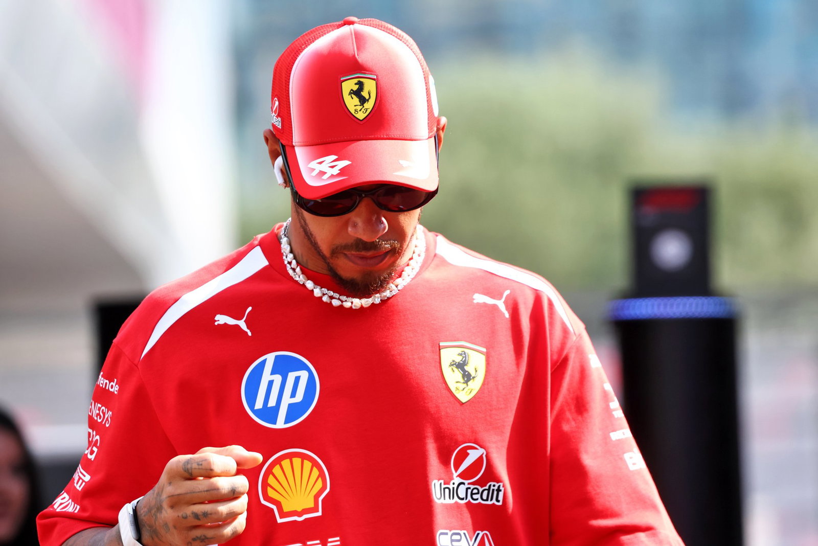 Lewis Hamilton received a reprimand for impeding Liam Lawson