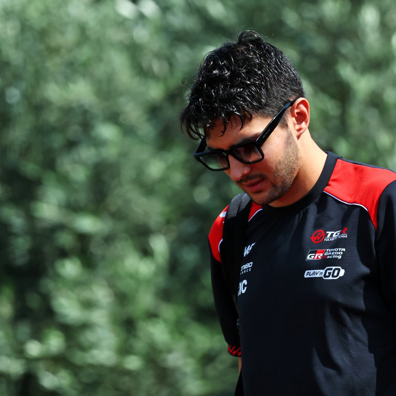Ocon arrives in the Baku F1 paddock 