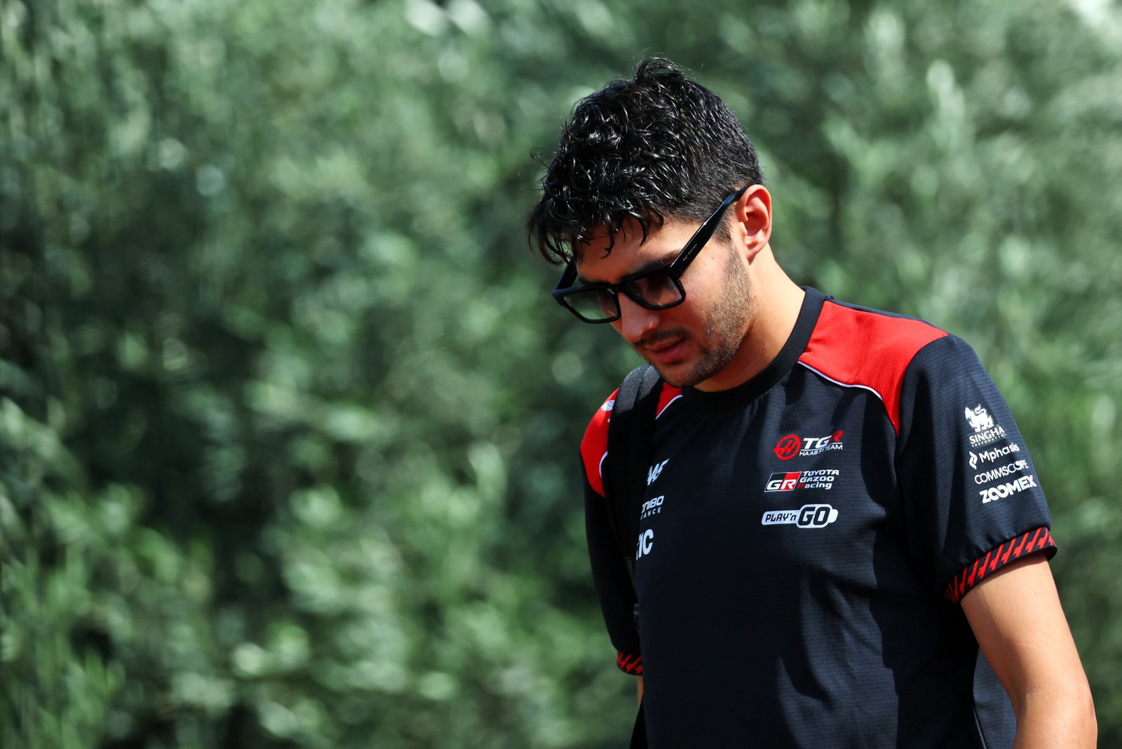 Ocon arrives in the Baku F1 paddock 