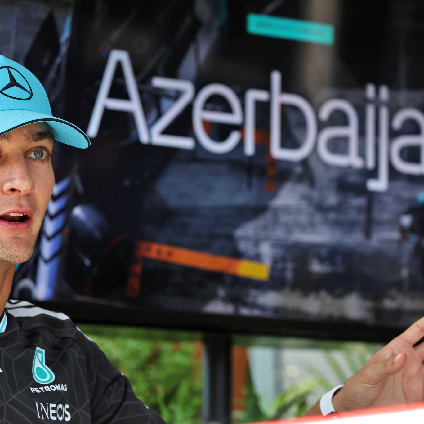 George Russell, Mercedes F1 team, 2026 Azerbaijan GP