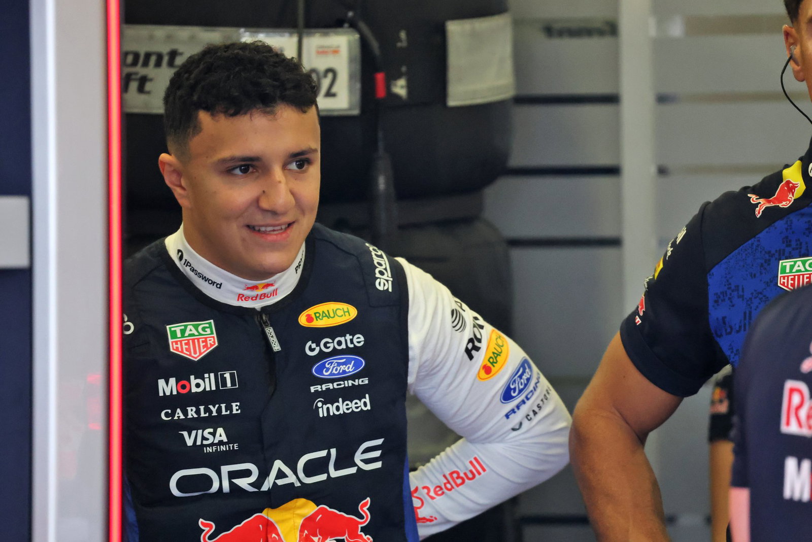 Isack Hadjar has made his Red Bull return after a wrist injury