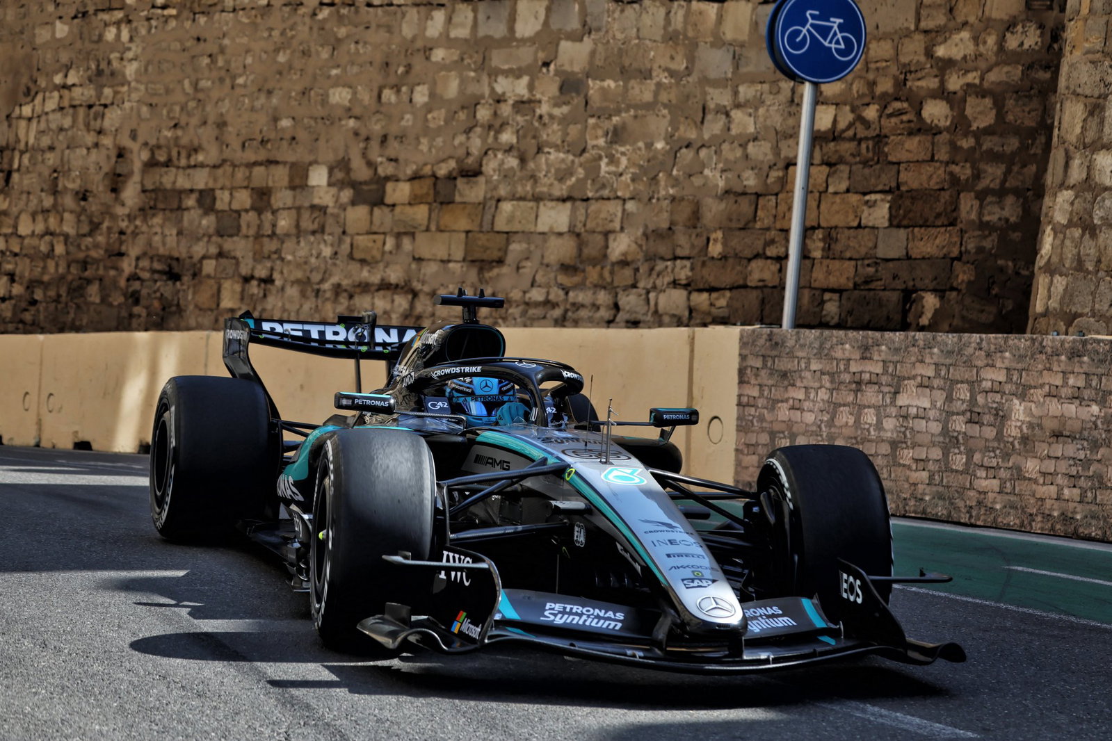 George Russell, Mercedes F1 team, 2026 Azerbaijan GP