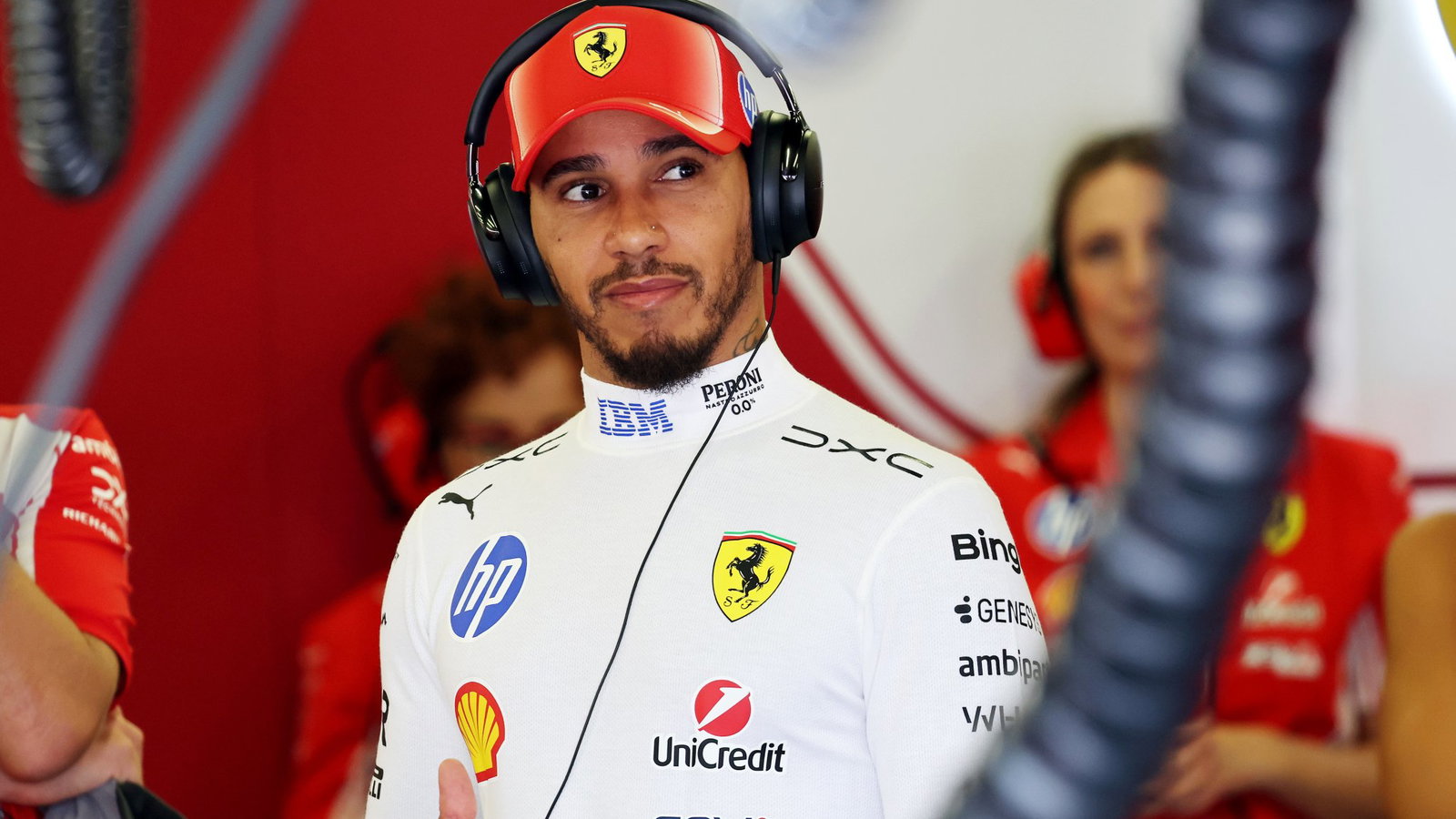 Lewis Hamilton sounded unhappy with Ferrari in an unheard team radio