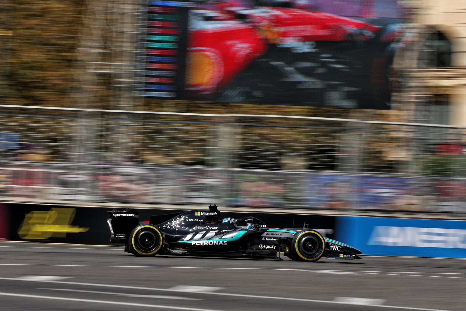 Russell had looked fastest until final practice
