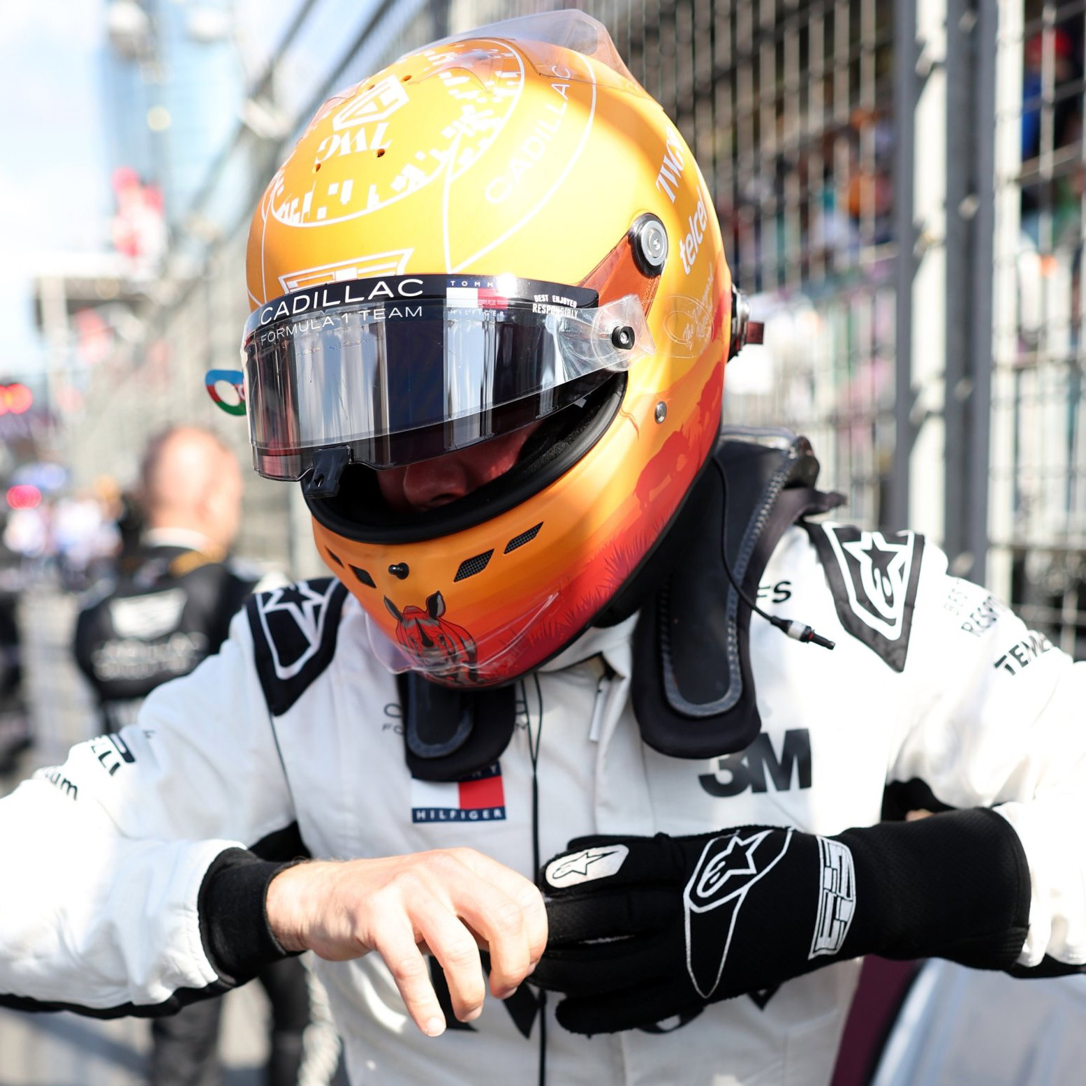 Valtteri Bottas crashed out on the last lap in Baku 