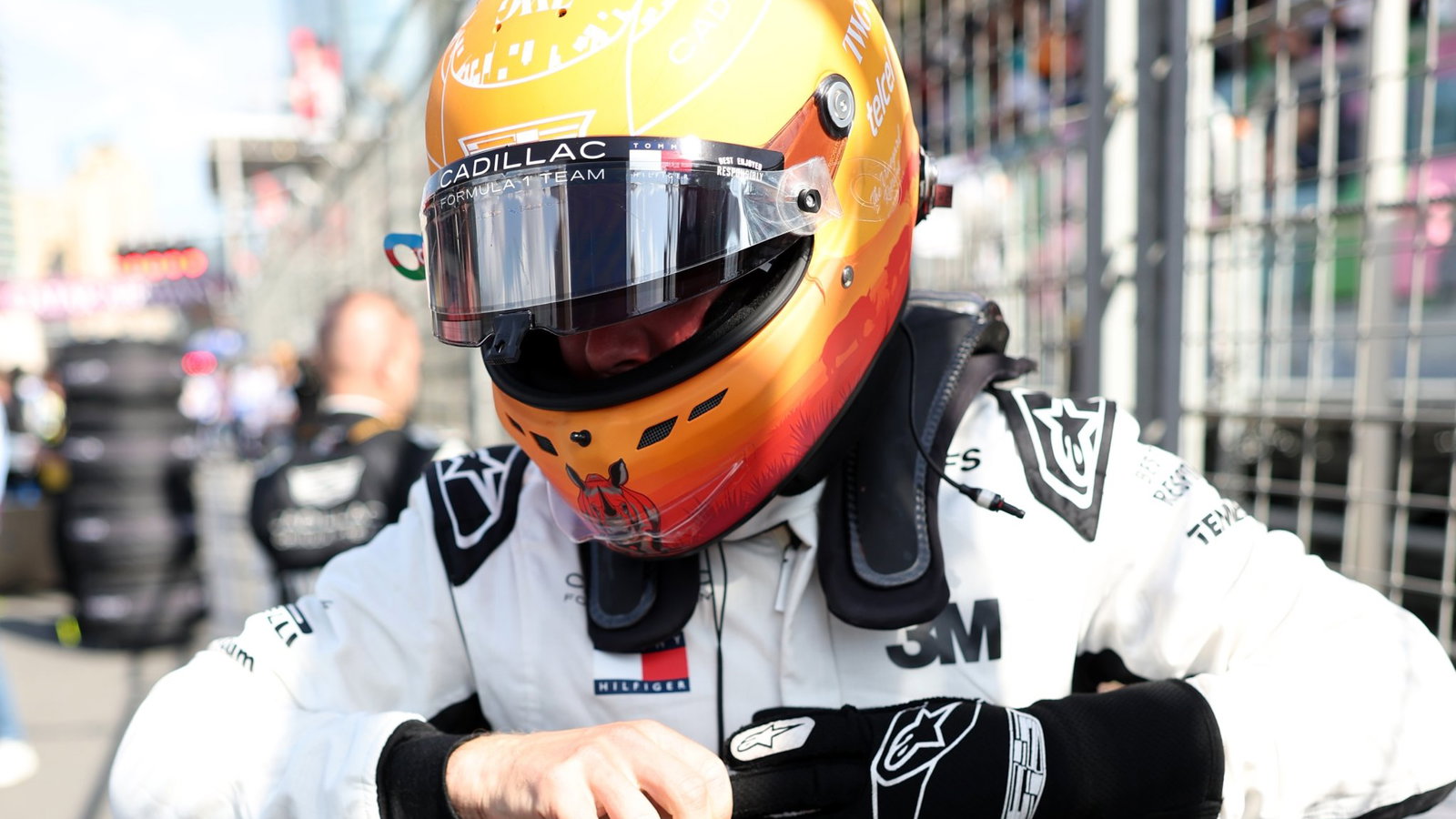 Valtteri Bottas crashed out on the last lap in Baku 