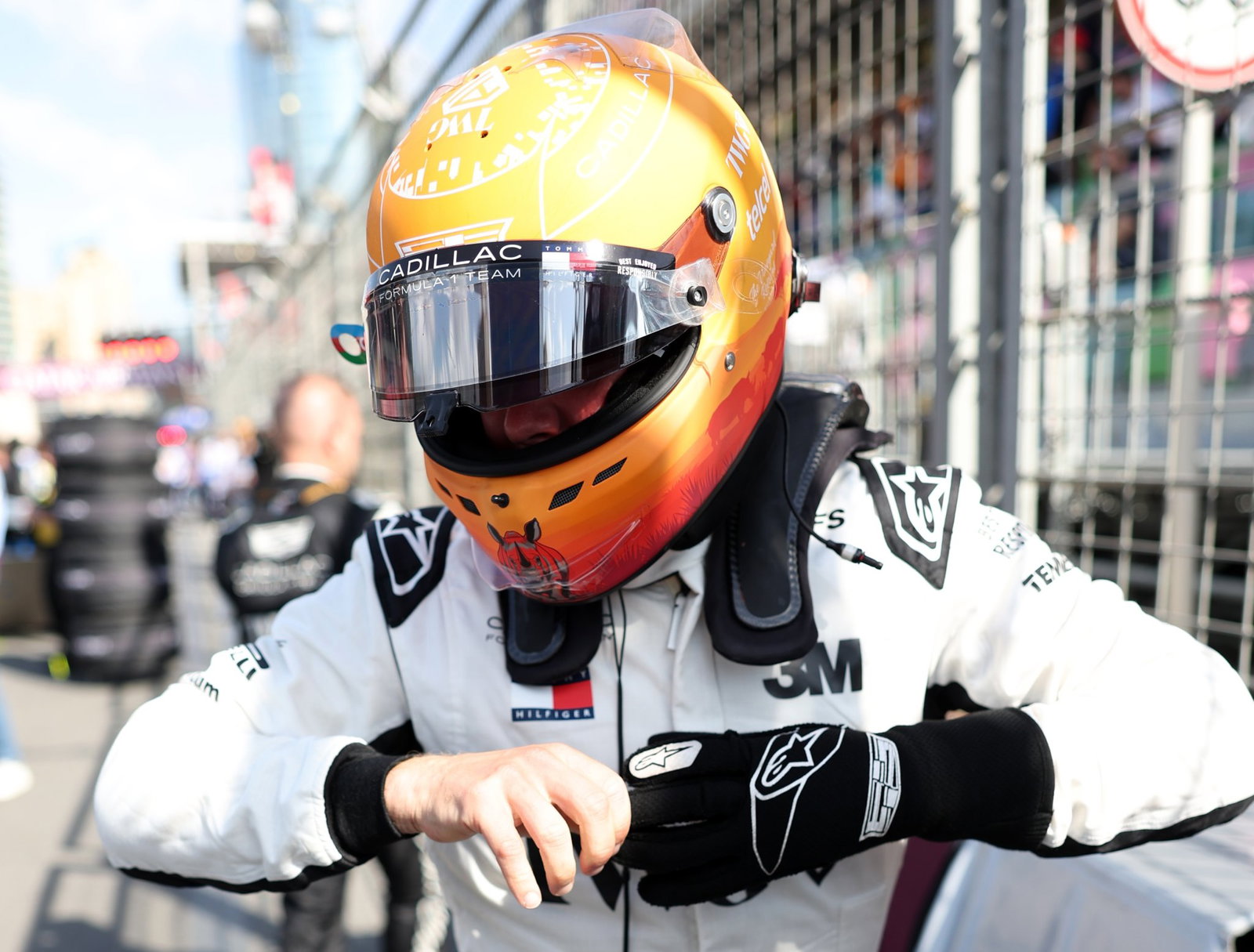 Valtteri Bottas crashed out on the last lap in Baku