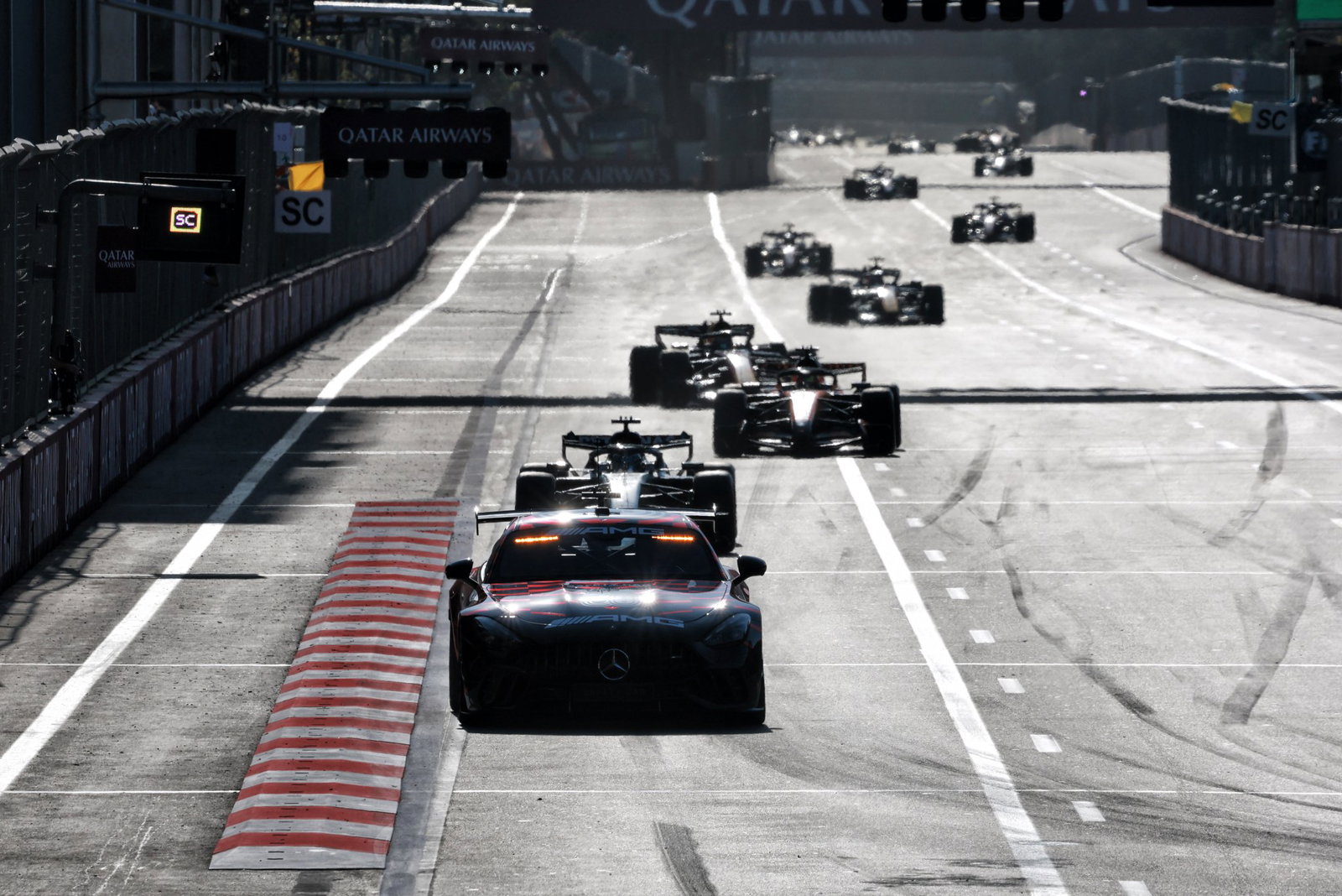 The safety car made two appearances in Baku 