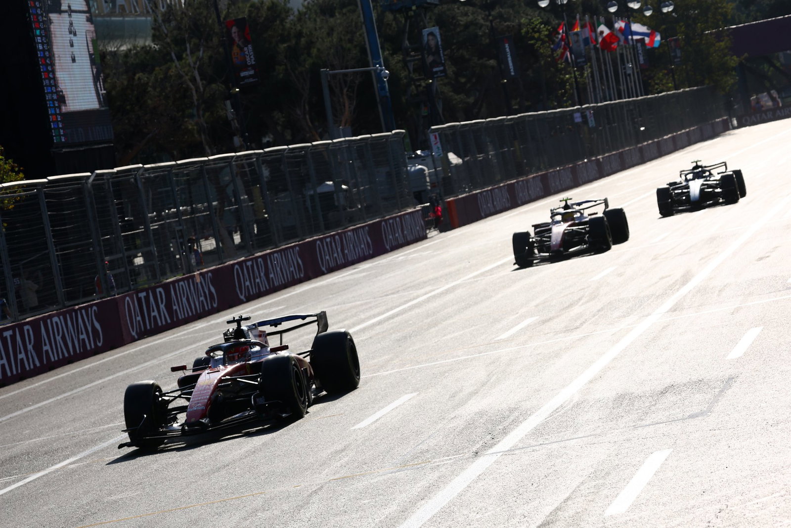 Ferrari were not in the fight at the front in Azerbaijan 