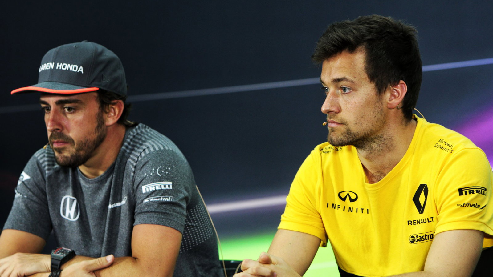 Alonso and Palmer came to blows at Monza in 2017