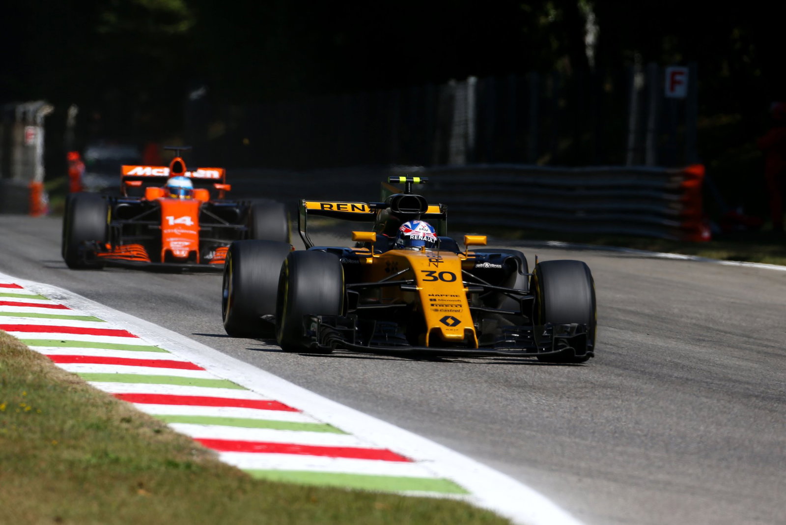Alonso was left furious with Palmer