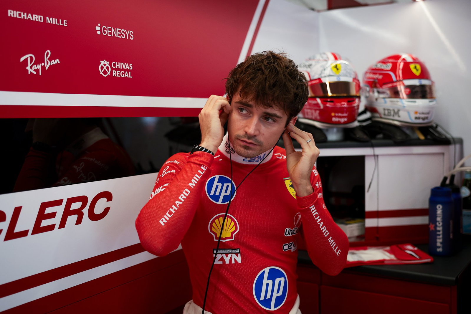 Leclerc was quick to downplay Ferrari's upgrade 
