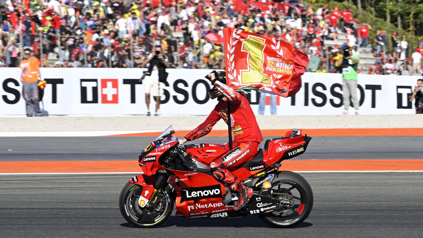 Pecco Bagnaia becomes Dall’Igna's first world champion in 2022.