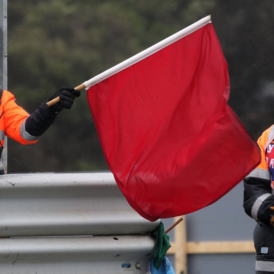 Red flags in 2023 Australian Moto2 Grand Prix.