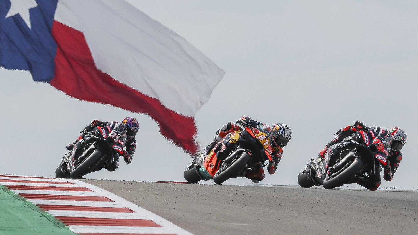 Marco Bezzecchi won the last MotoGP race at COTA