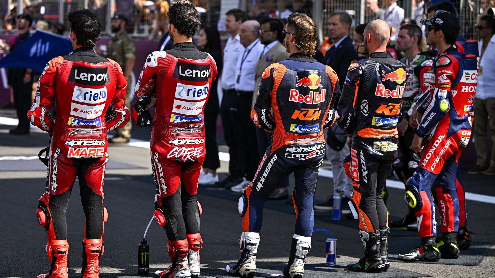 MotoGP riders.