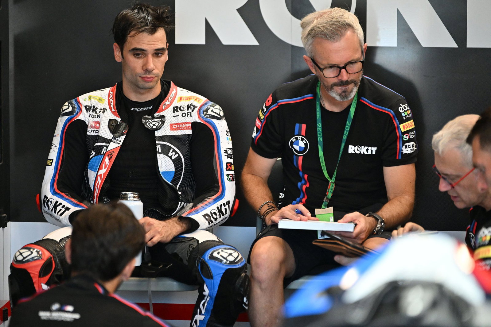 Miguel Oliveira, 2026 French WorldSBK, pit box. Credit: Gold and Goose.