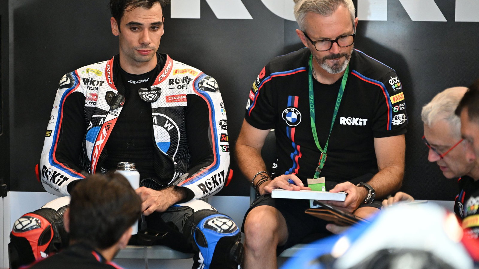 Miguel Oliveira, 2026 French WorldSBK, pit box. Credit: Gold and Goose.