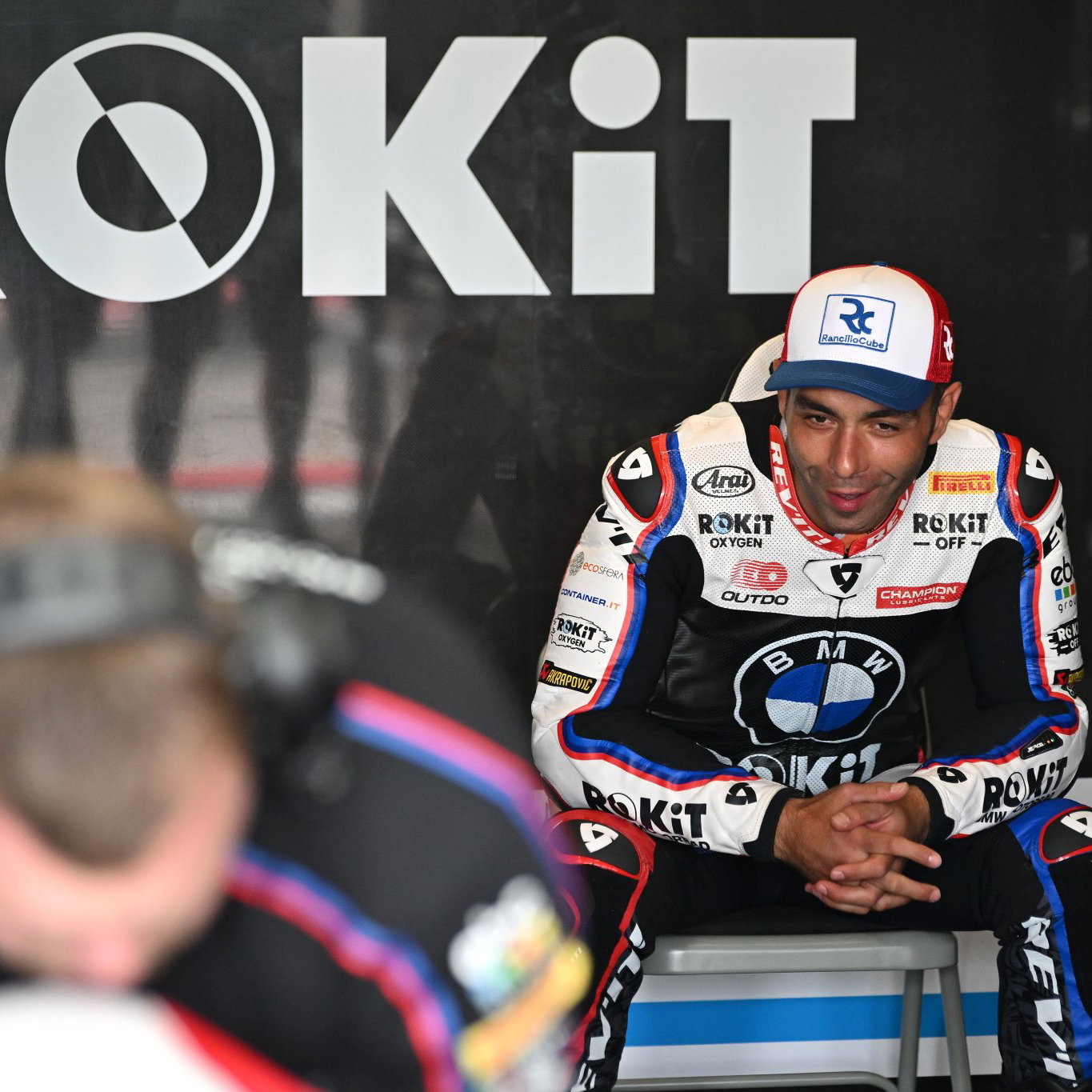Danilo Petrucci, 2026 Italian WorldSBK, pit box. Credit: Gold and Goose.