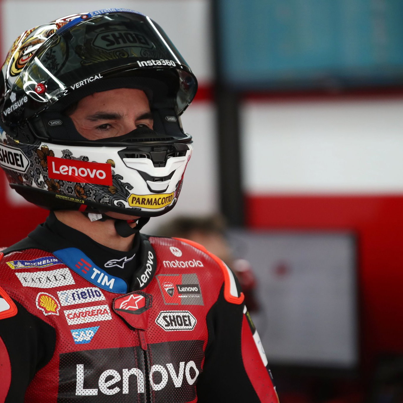 Marc Marquez, 2026 MotoGP Japanese Grand Prix, pit box. Credit: Gold and Goose.
