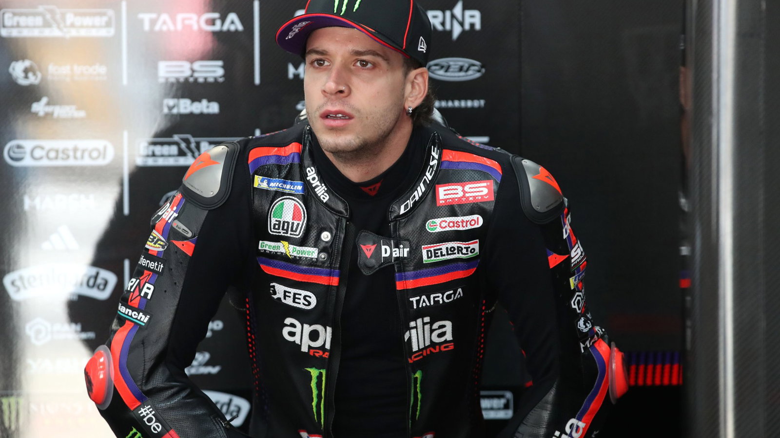 Marco Bezzecchi, 2026 MotoGP Japanese Grand Prix, pit box. Credit: Gold and Goose.