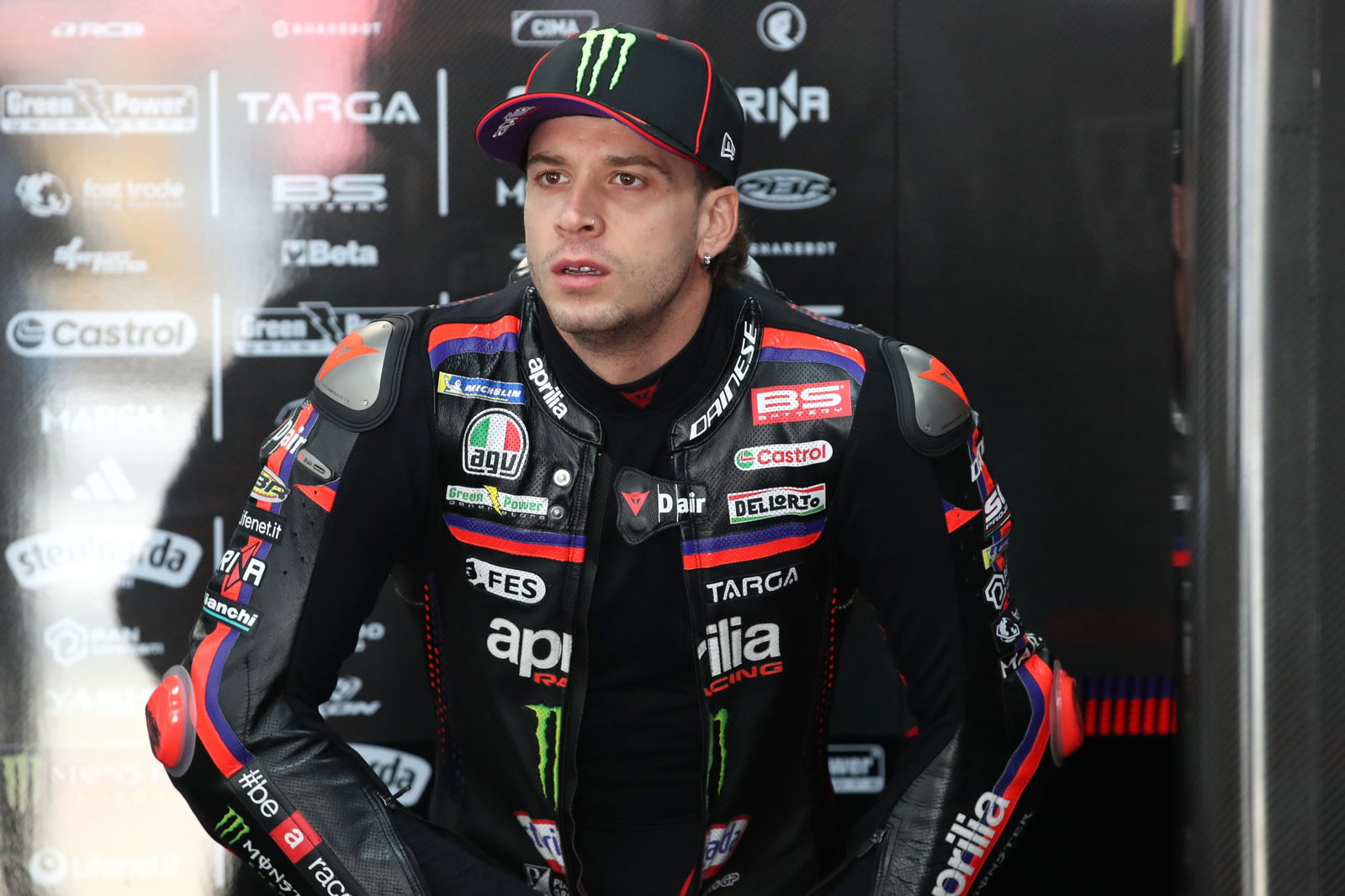 Marco Bezzecchi, 2026 MotoGP Japanese Grand Prix, pit box. Credit: Gold and Goose.