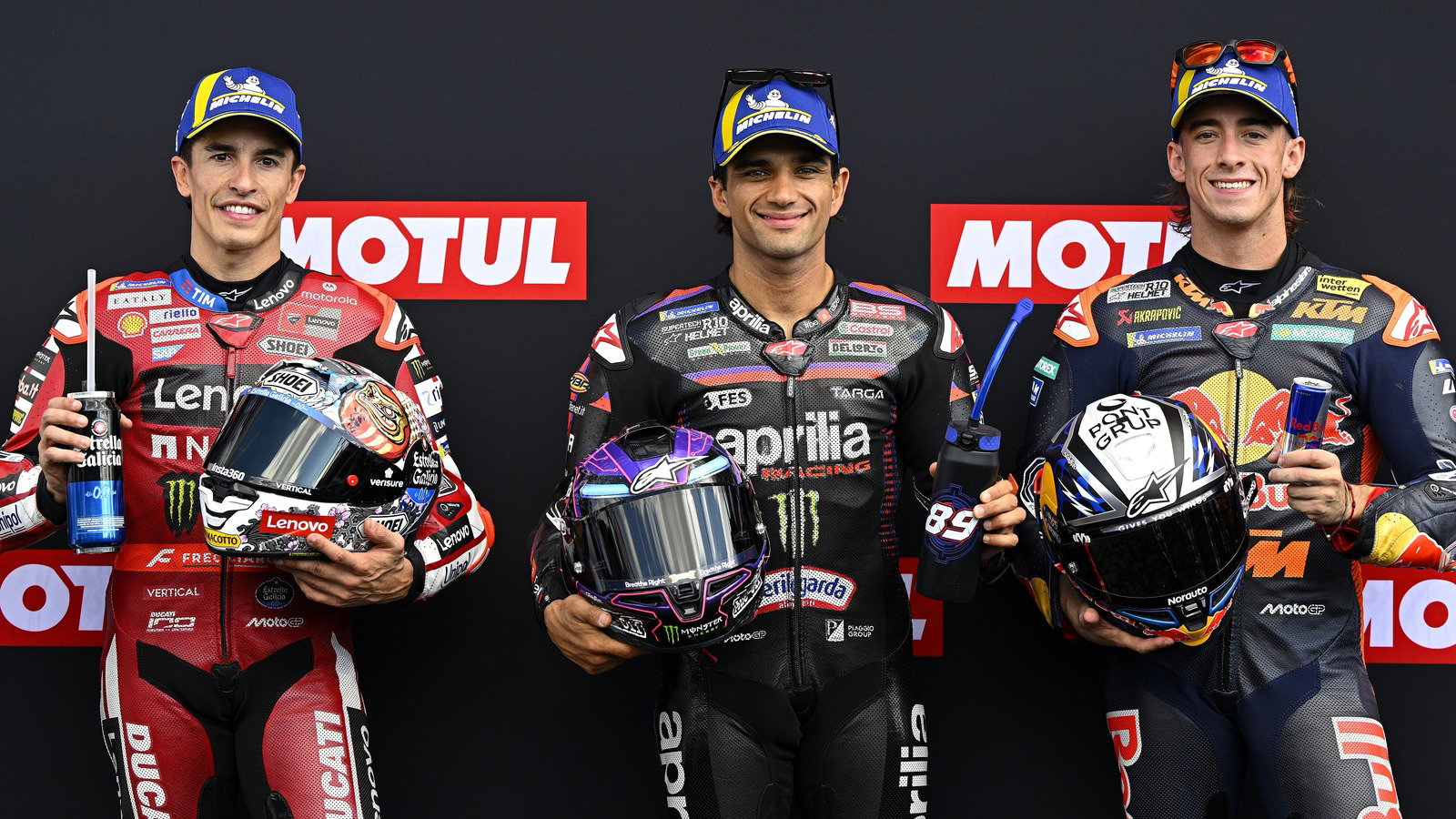 MotoGP grid line-up for Motegi.