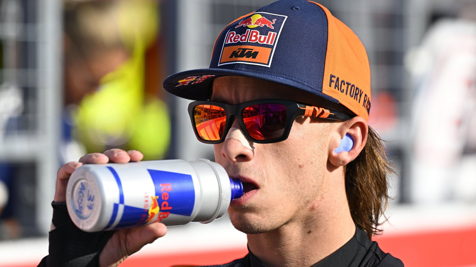Pedro Acosta was taken out by Alex Marquez on the first lap of the Japanese MotoGP Sprint.