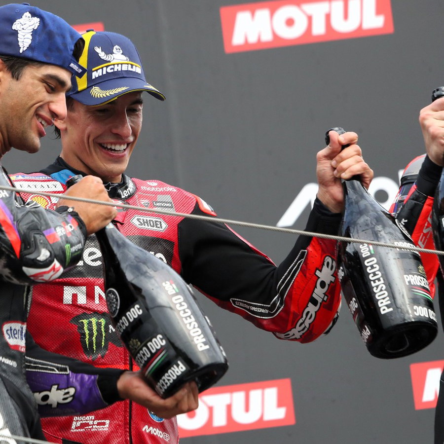 Jorge Martin, Marc Marquez, Marco Bezzecchi.