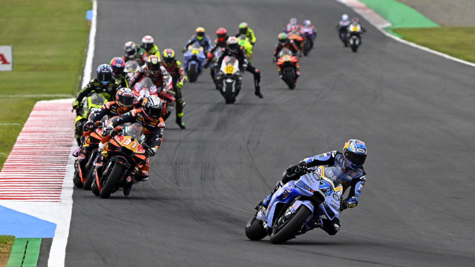 Alex Marquez holds an early 4th place, 2026 Japanese MotoGP.