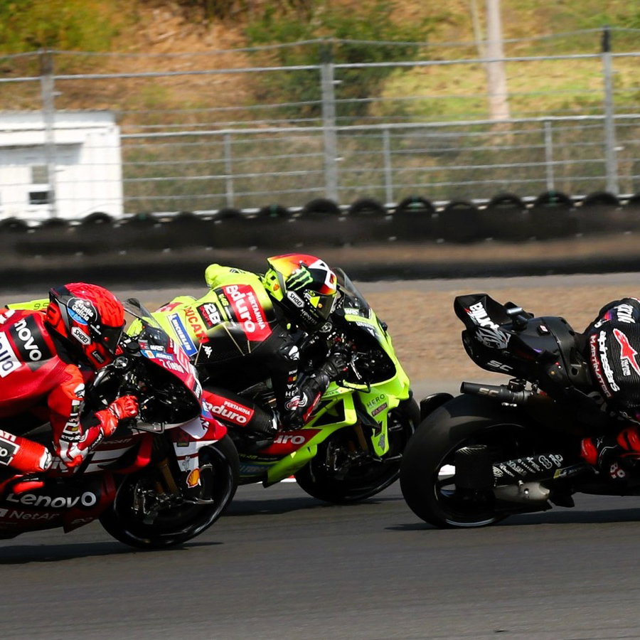 Martin, di Giannantonio, Marc Marquez, Sprint, 2026 Indonesian MotoGP. 