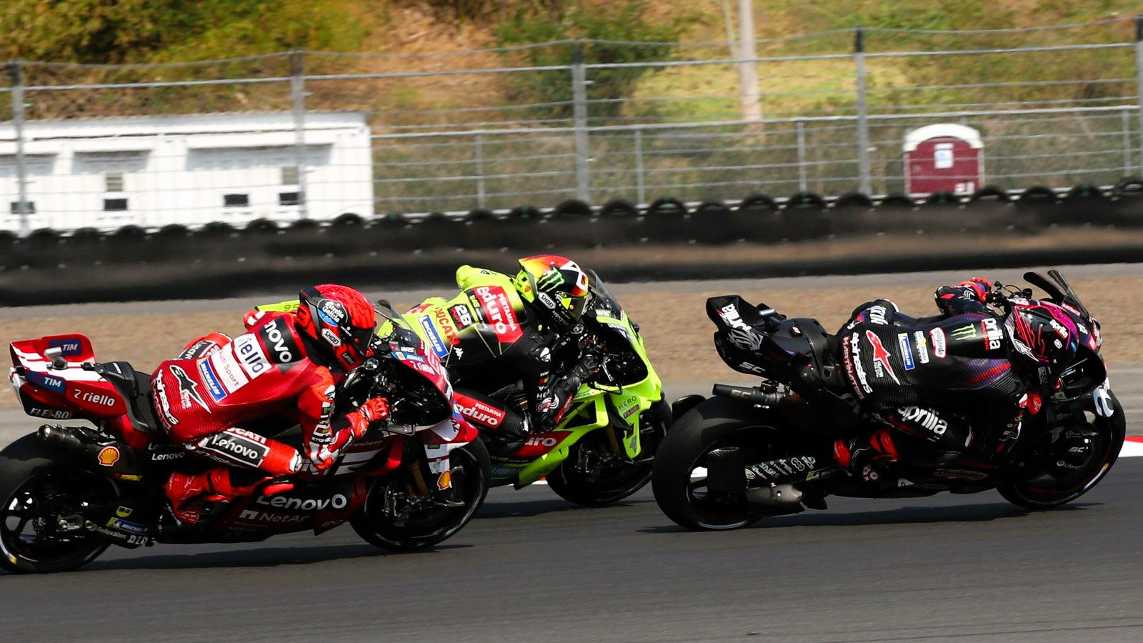 Martin, di Giannantonio, Marc Marquez, Sprint, 2026 Indonesian MotoGP.