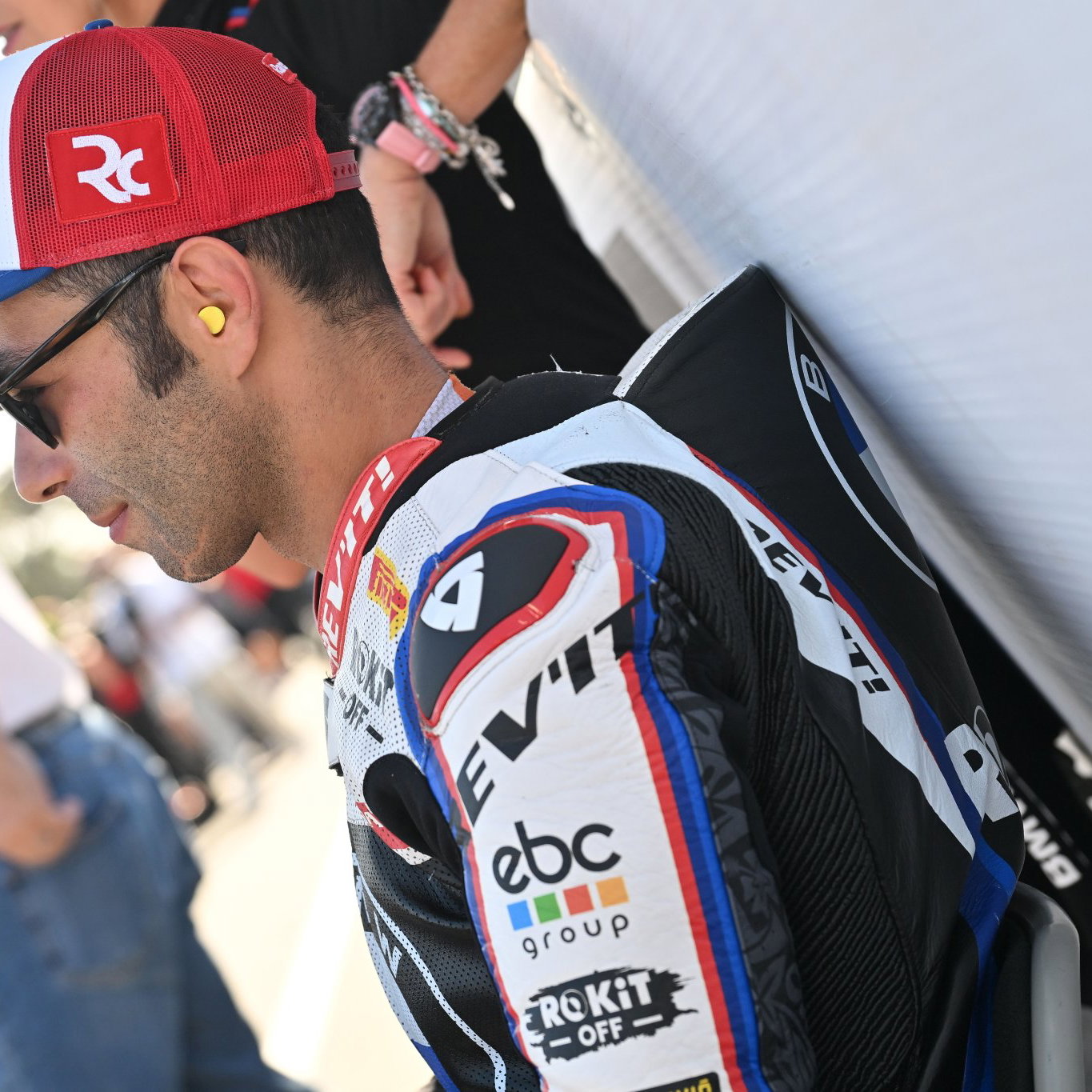 Danilo Petrucci, 2026 Estoril WorldSBK, grid. Credit: Gold and Goose.