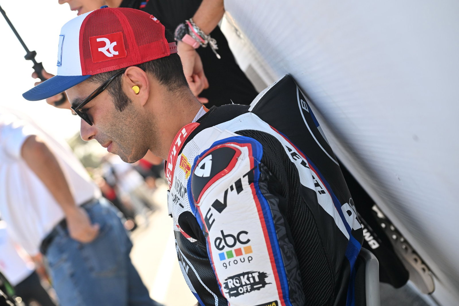 Danilo Petrucci, 2026 Estoril WorldSBK, grid. Credit: Gold and Goose.