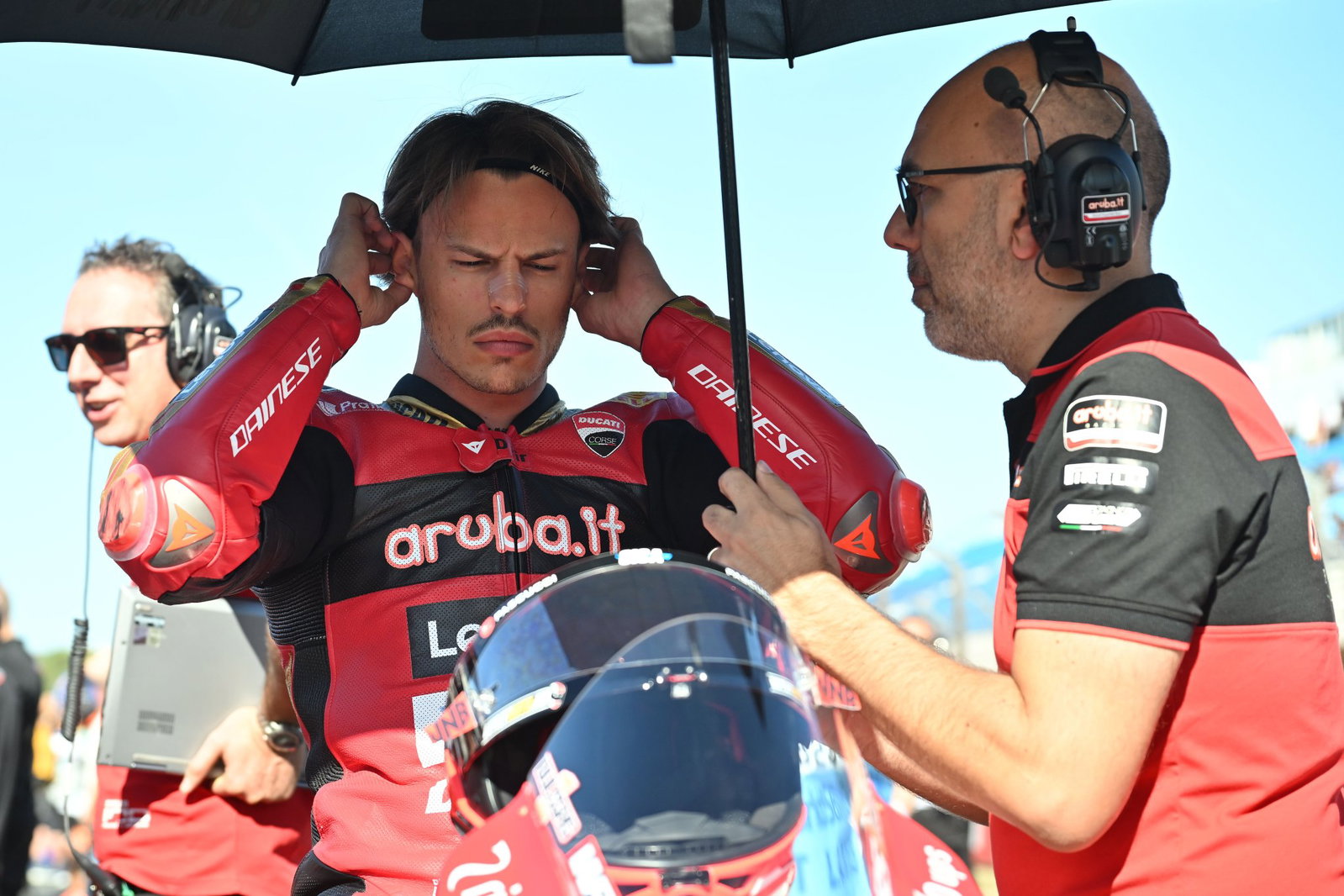 Nicolo Bulega, 2026 Estoril WorldSBK, grid. Credit: Gold and Goose.