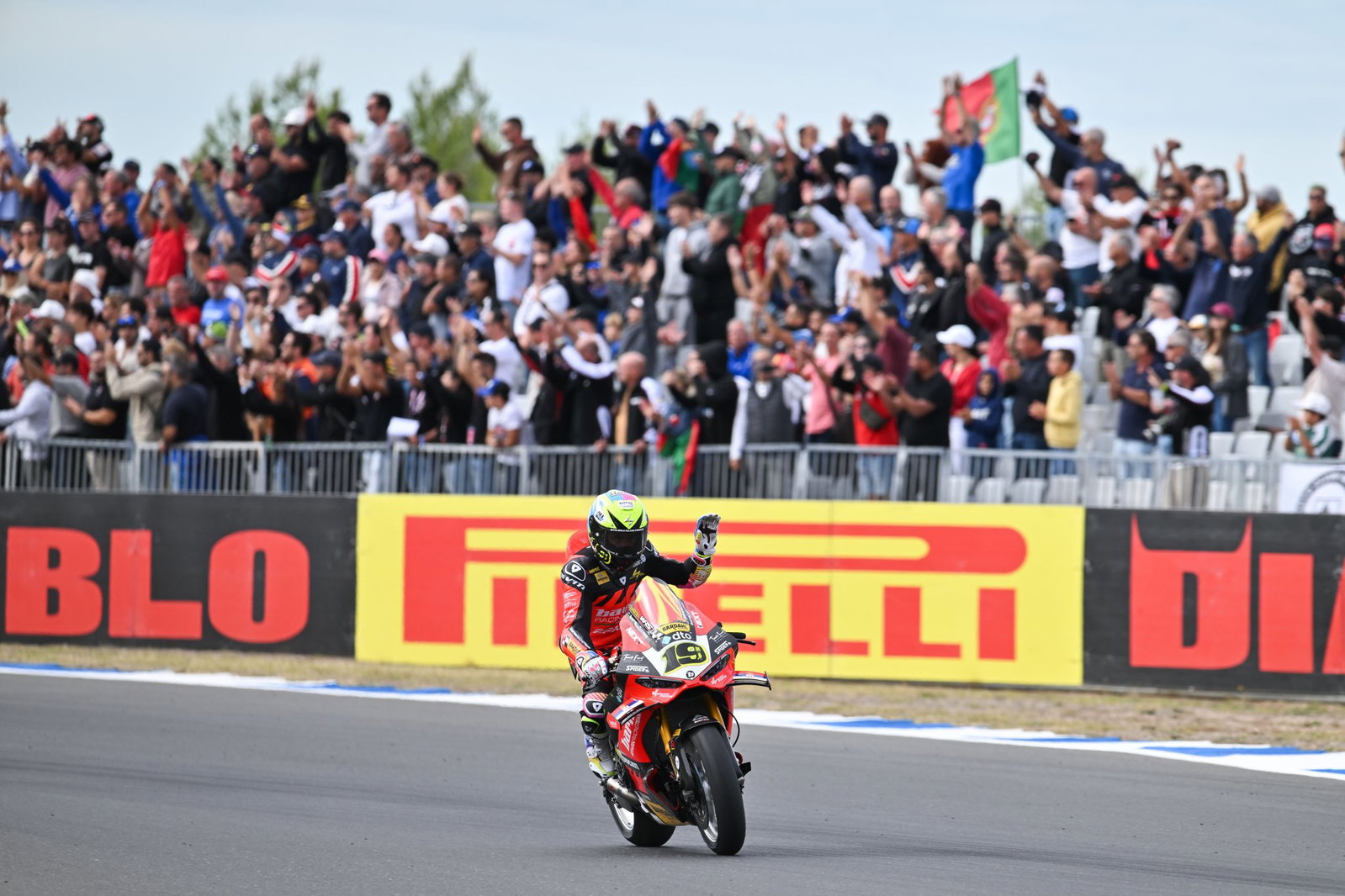 Alvaro Bautista, 2026 Estoril WorldSBK. Credit: Gold and Goose.