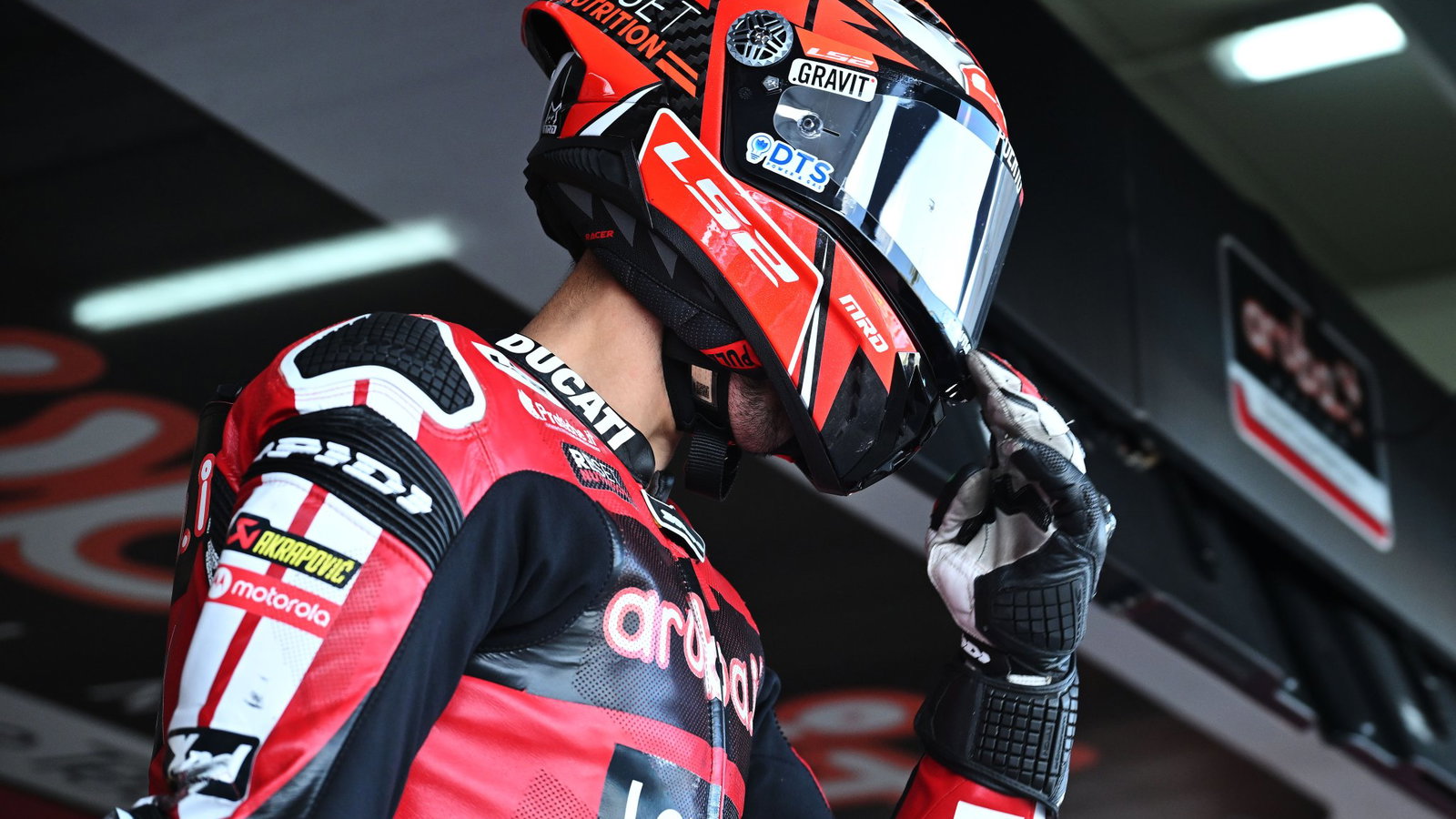 Iker Lecuona, 2026 Spanish WorldSBK, leaving pit box. Credit: Gold and Goose.