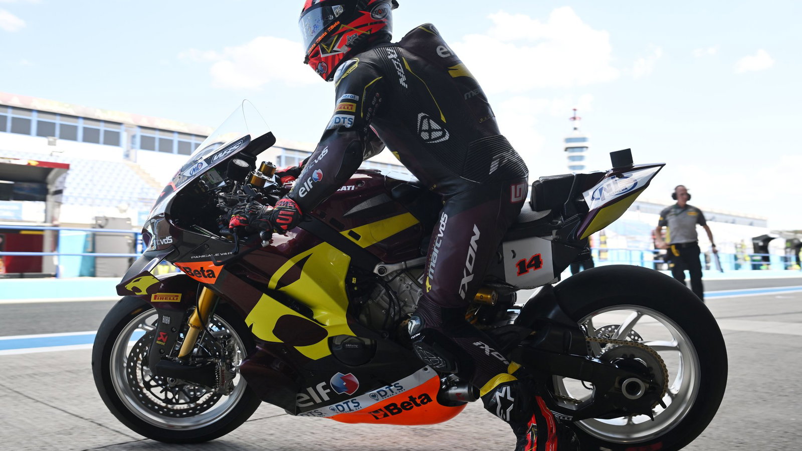Sam Lowes was second in both practices on Friday at the Jerez WorldSBK.