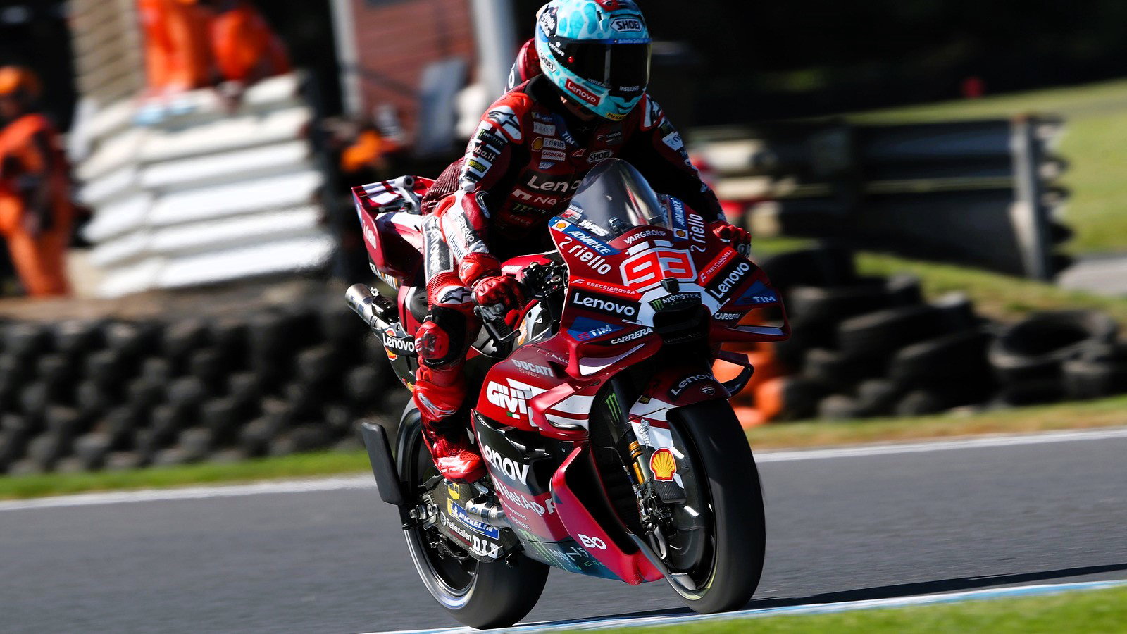 Marc Marquez tries new swingarm aero during Friday practice, 2026 Australian MotoGP. 