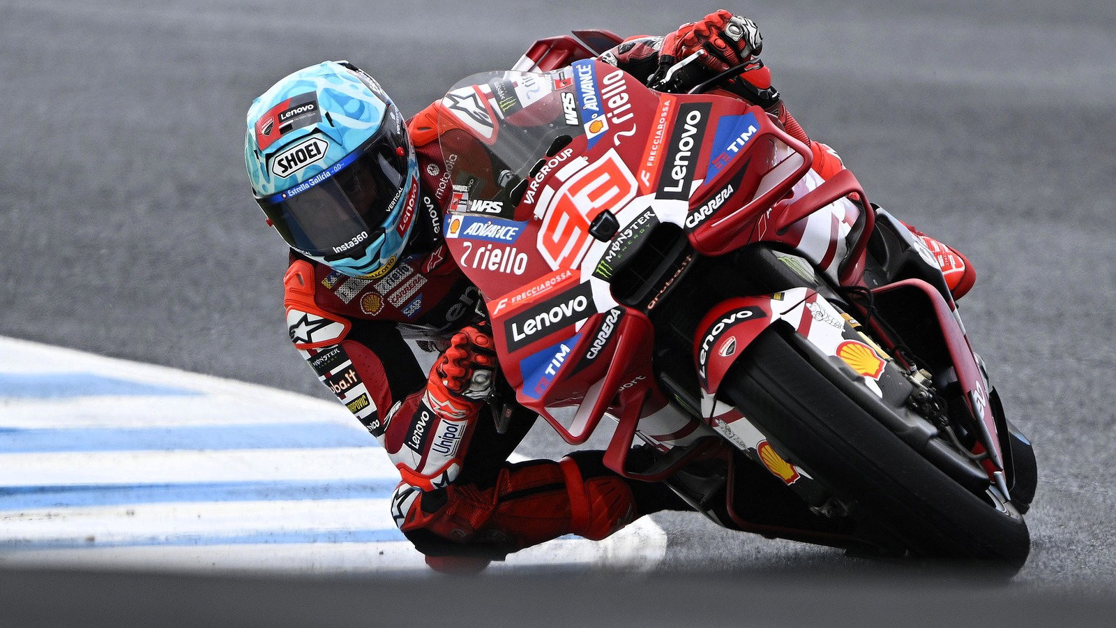 Marc Marquez takes Phillip Island pole by almost 1.5s after early fall
